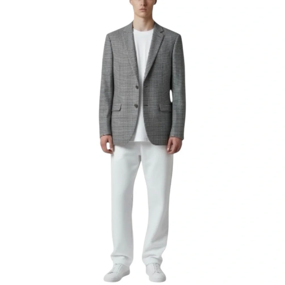 ASOS Men’s Regular Fit Wool Blend Suit Jacket 34” Chest Charcoal